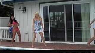 Sexy pool party video porn video