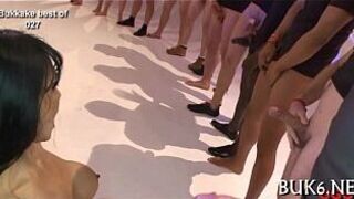 Rowdy and wild blow group-sex porn video
