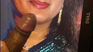 cum tribute to hot and sexy Sumalatha Aunty porn video