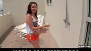Sexy GF has her first time anal fucking filmed on camera porn video